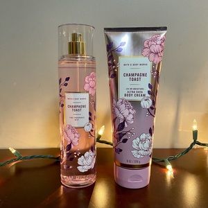 B&BW Champagne Toast Body Cream and Mist Set